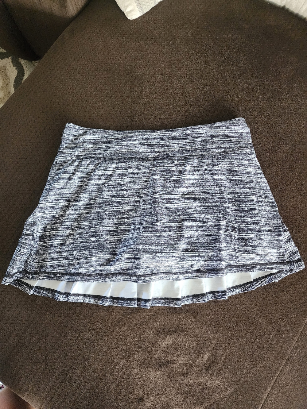 Ideology Black and White Heathered Athletic Pickleball Tennis Golf Skort XL